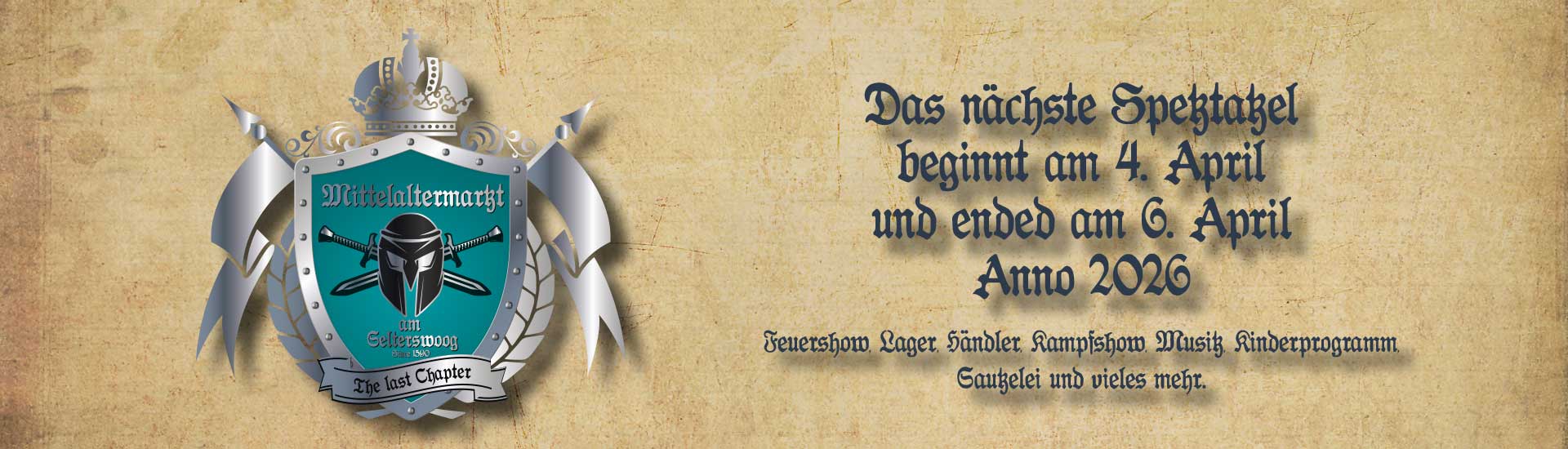 Mitelaltermarkt Oktober 2025 am Gelterswoog bei Kaiserslautern